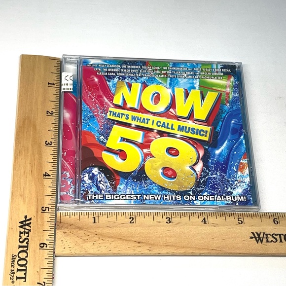 Now 58 That’s What I Call Music CD Songs 22 Tracks Total Shrink Wrapped New - Picture 9 of 11